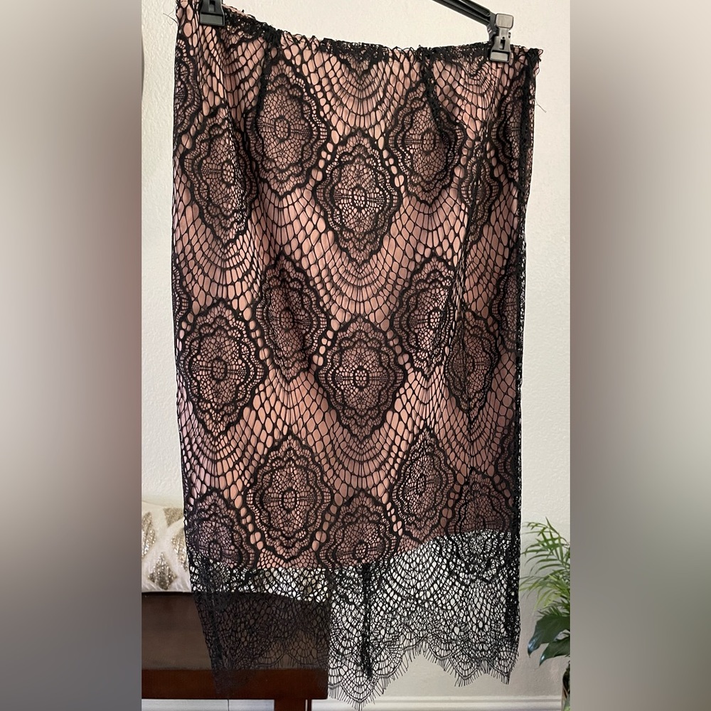 Black Nude Skirt